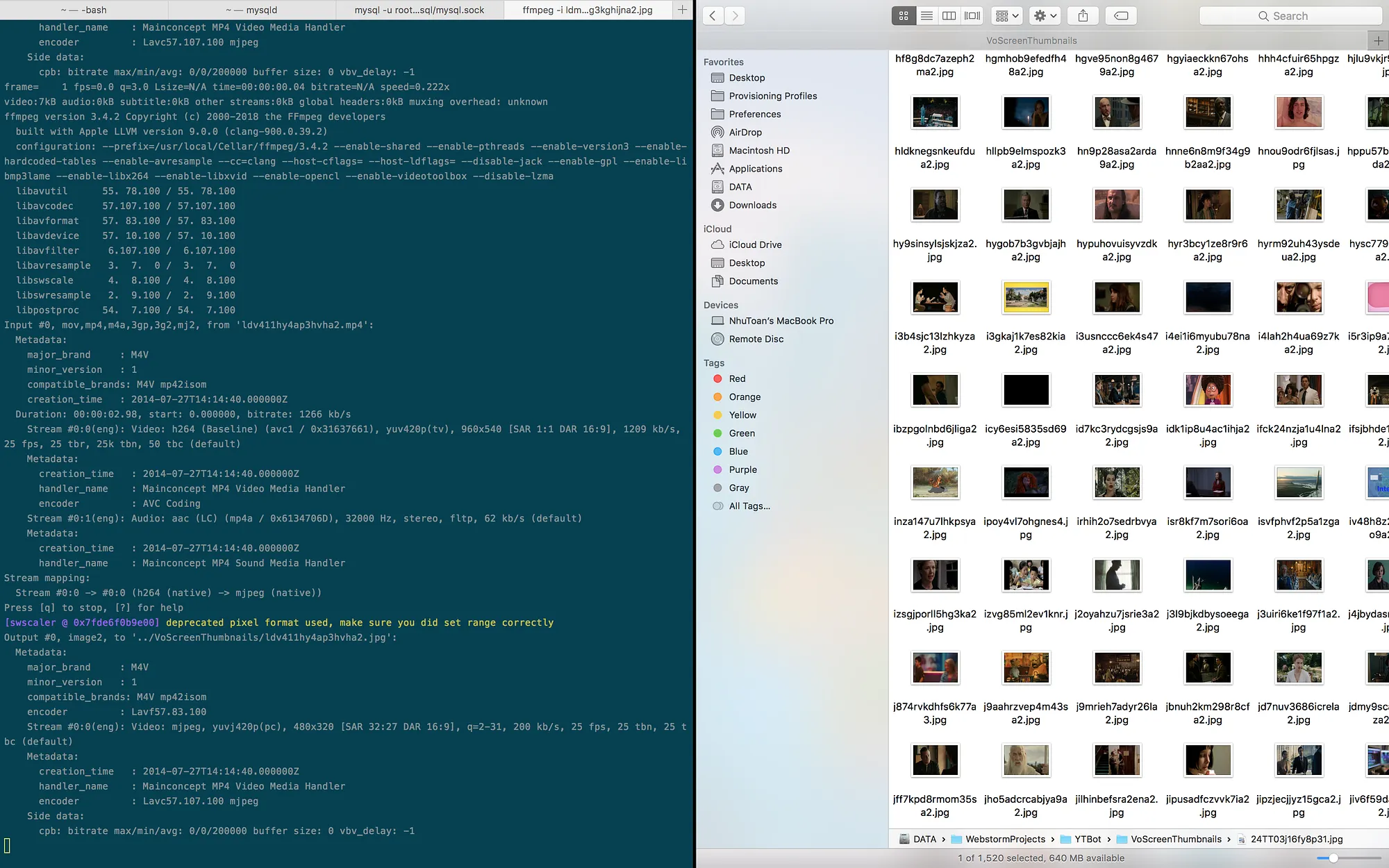 Auto Generate Thumbnails for All Videos Inside Folder with FFmpeg